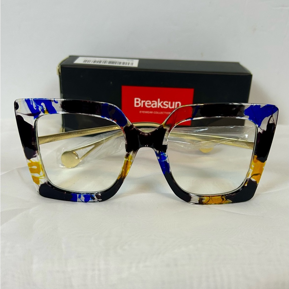 New Breaksun Oversized Blue Light Blocking Glasses for Women